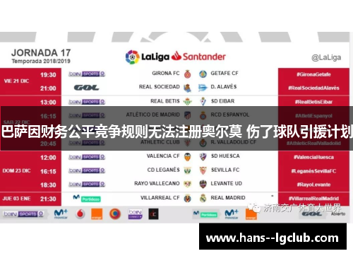巴萨因财务公平竞争规则无法注册奥尔莫 伤了球队引援计划